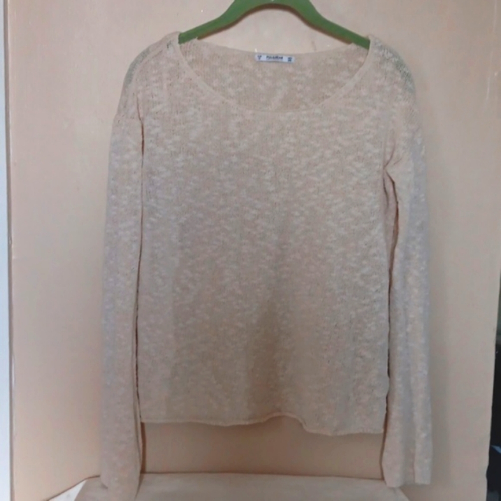 Pull & Bear Ivory Beige Sweater
